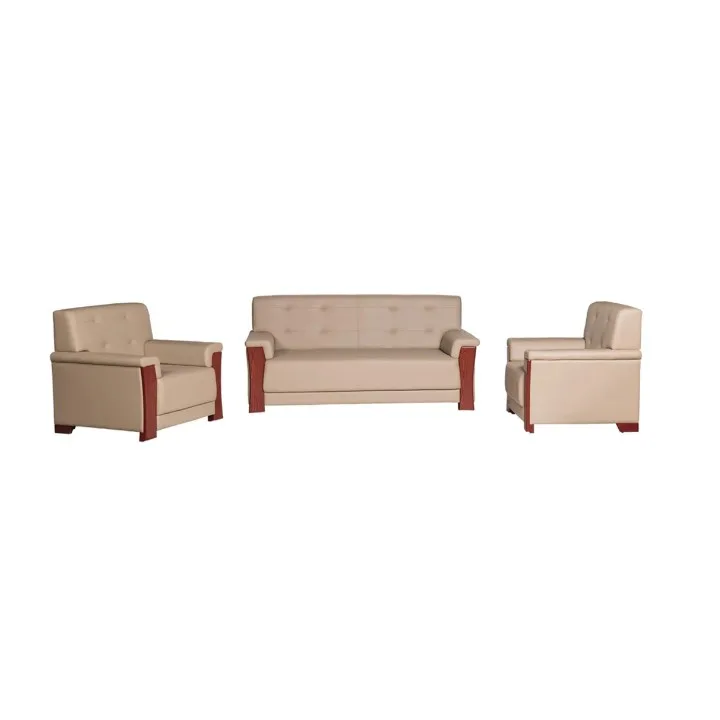 BỘ SOFA DA VĂN PHÒNG SF33 DA ĐEN